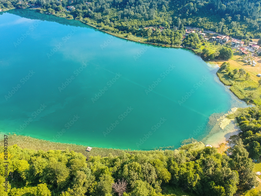 Boracko jezero is glacial lake is situated in Konjic Municipality, Bosnia and Herzegovina