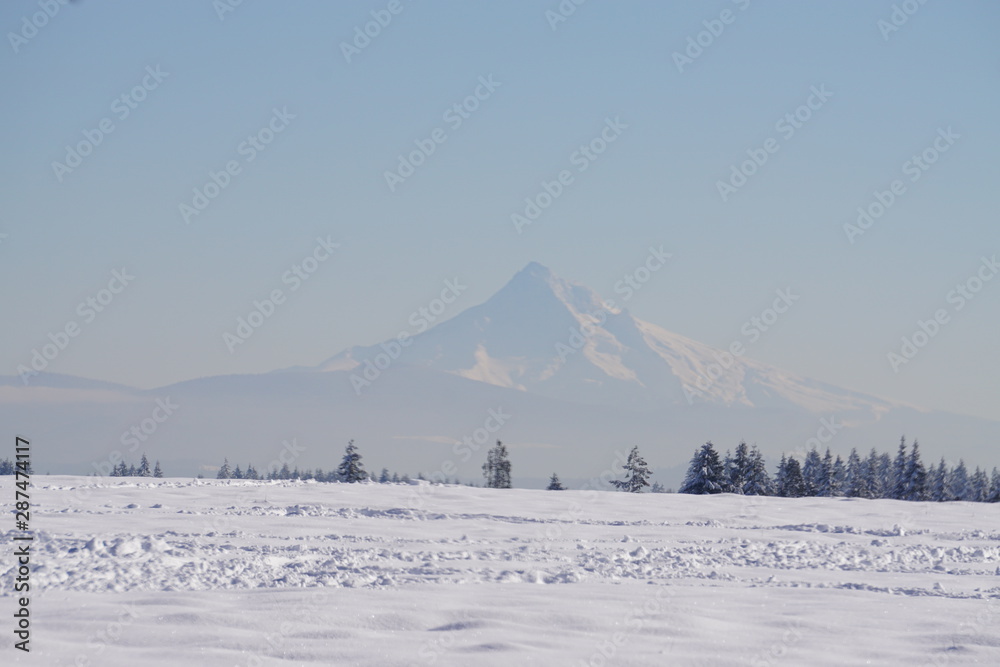Mt Hood from Vancouver WA