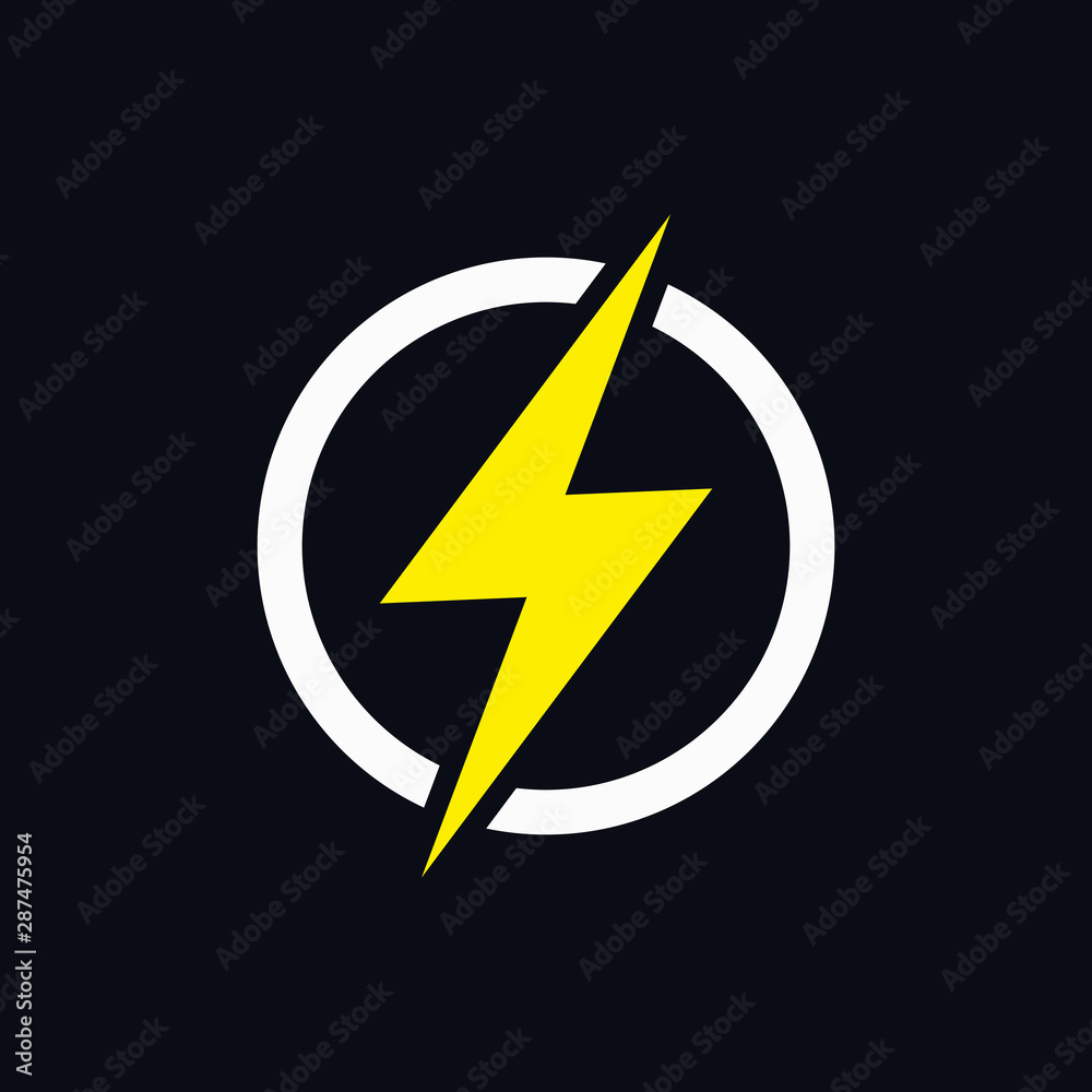 electricity, lightning icon vector illustration electricity, lightning icon vector illustration