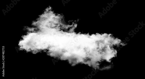 white cloud with a blanket of smoke