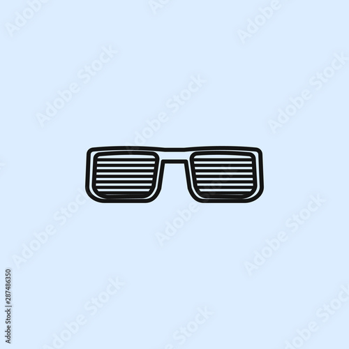 rapper glasses icon. Elements of life style icons. Premium quality graphic design icon. Can be used for web, logo, mobile app, UI, UX