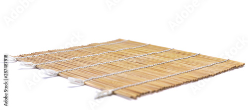 Bamboo mat for placeon the table and cooking photo