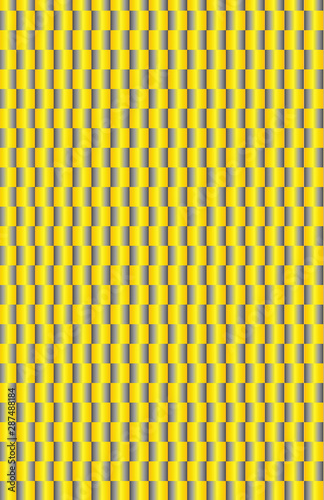 Bright yellow checkered pattern.