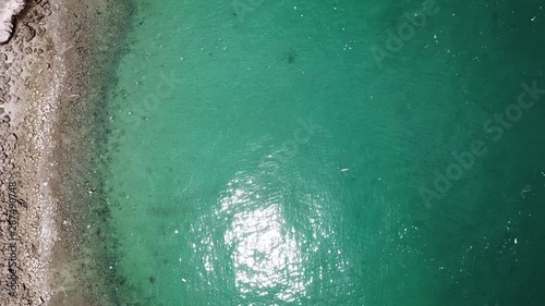 sea landscape  beach ocean green sand