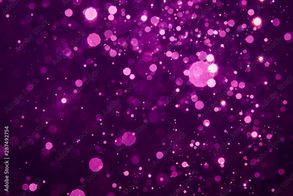 Obraz premium Abstract blur black bokeh