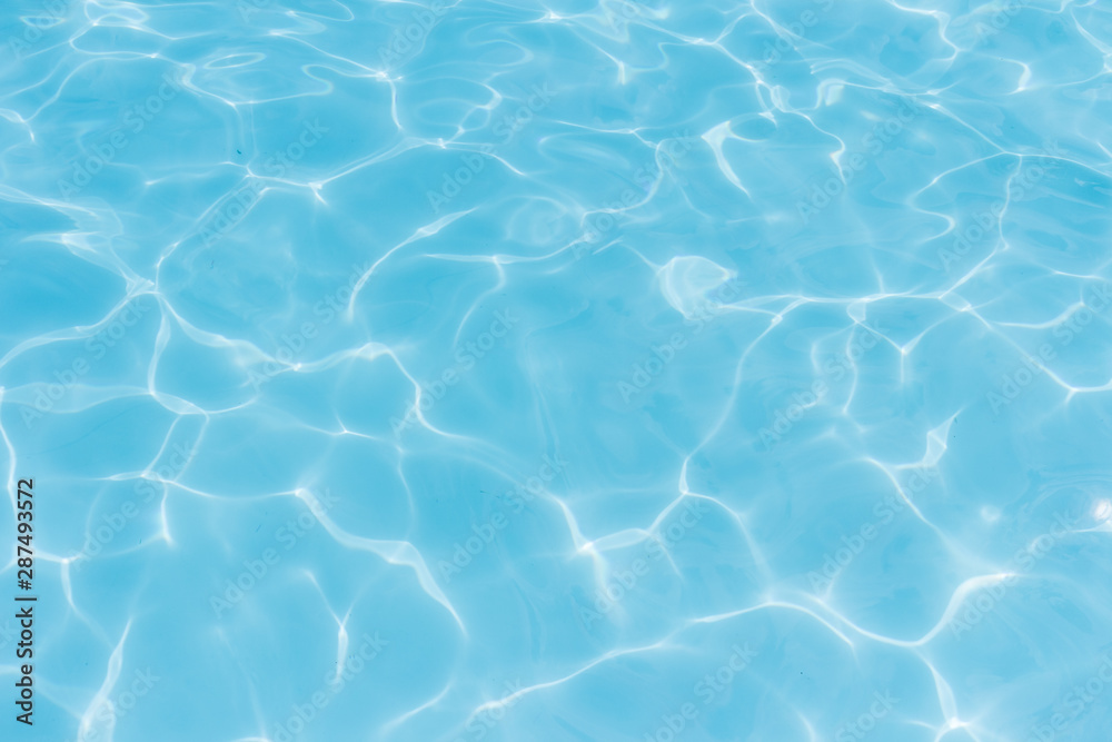 Fototapeta premium water in swimming pool rippled water detail