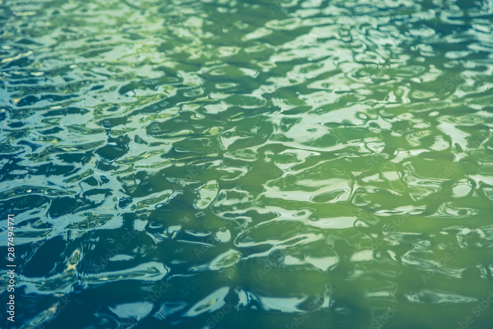 Water wave reflection
