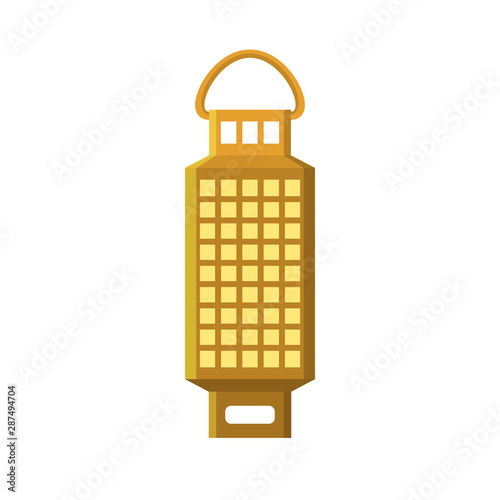 Asian lantern isolated on white background