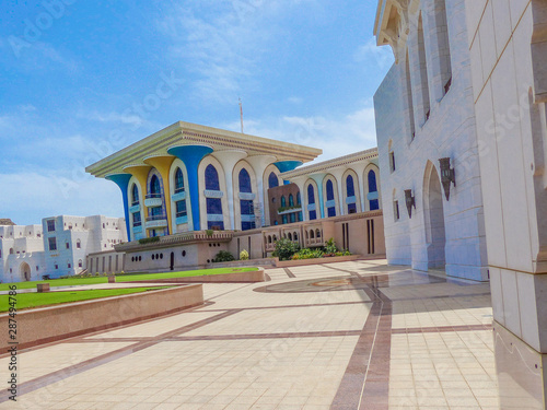 Qasr al-ʿAlam Royal Palace in Muscat (مسقط, Maskat) Sultanate of Oman
