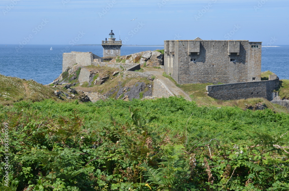 Phare et fort de Kermorvan, Le Conquet, Brittany, France