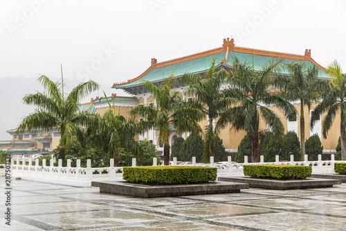 Raining at Taiwan national palace museum