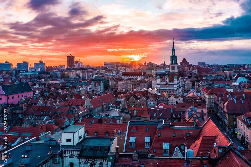 Poznań z lotu ptaka