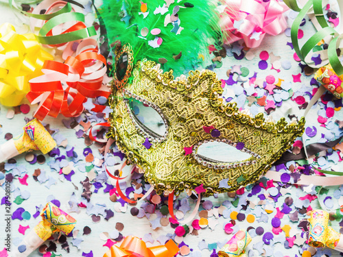 Colorful cranival Mardi gras background