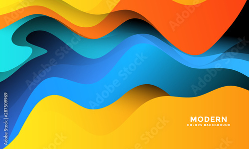 Abstract colorful pattern design and background