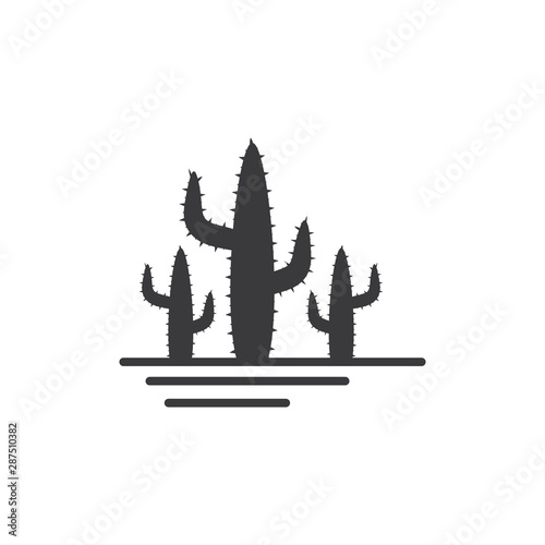 Cactus Logo template © devankastudio