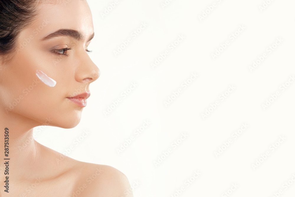 Beauty Face. Beautiful Woman With Natural Makeup. Closeup Portrait Of Model Girl With Healthy Smooth Facial Skin. High Resolution Beauty Face. Beautiful Woman With Natural Makeup. Closeup Portrait Of Model Girl With Healthy Smooth Facial Skin. High Resolution