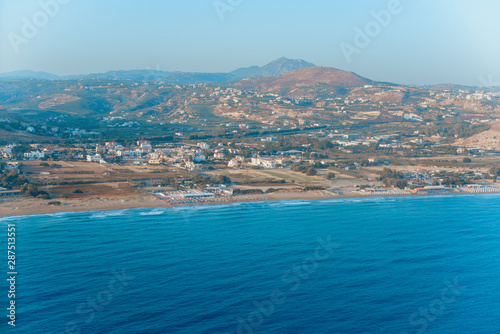 Crete island in Greece, vacation and holidays concept.  Aerial view  © T.Den_Team