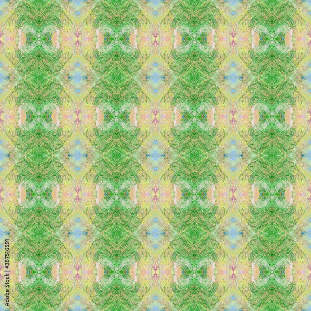 Fototapeta premium seamless pattern with tan, sea green and moderate green colors. can be used for wallpaper, creative art or fashion design