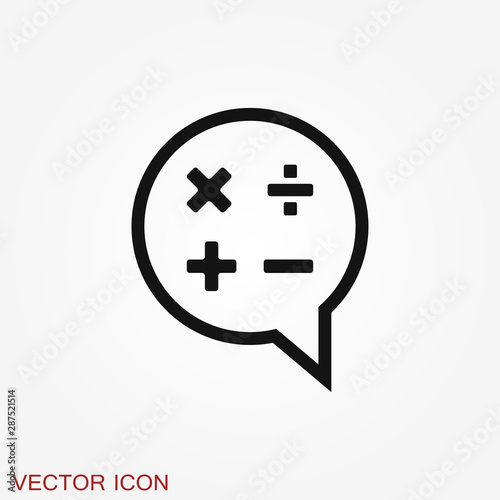 Accounting vector icon. Business and financial symbol