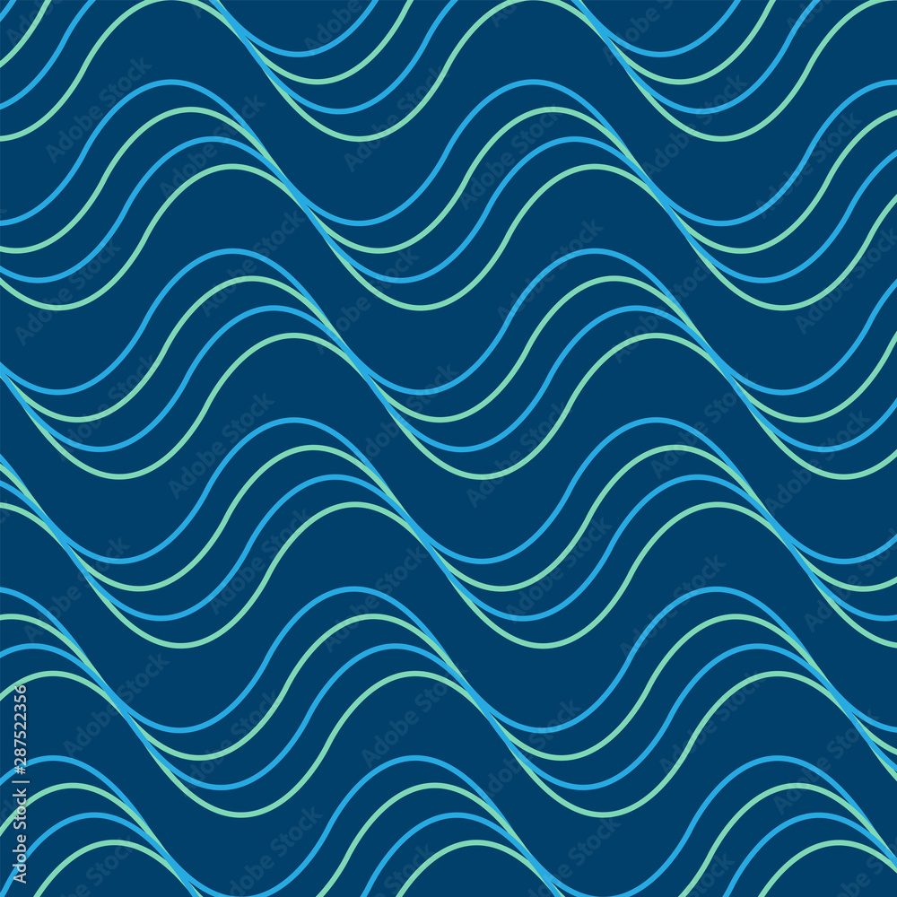 Fototapeta premium Colorful background with wave pattern