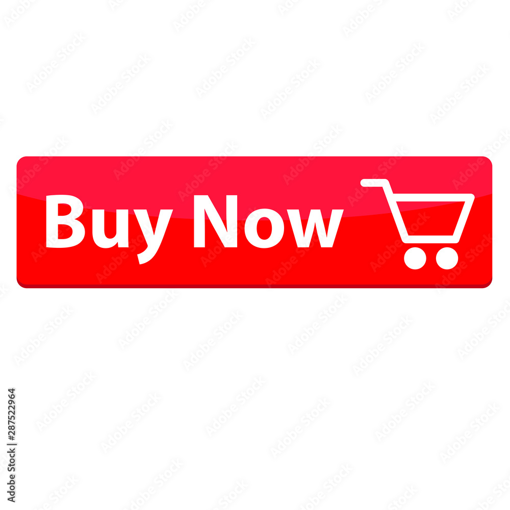 buy now red button. website element. online shop icon, shopping cart icon buy now red button. website element. online shop icon, shopping cart icon