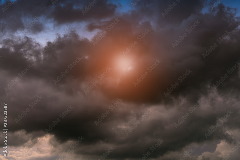 Colorful cloud on the sky, sky abstract background.