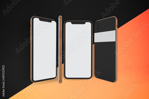 Gold & Dark Phone XS
