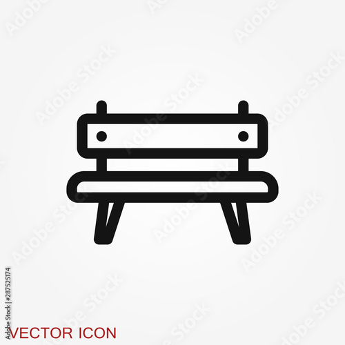 Work bench icon, illustration, logo isolated on background