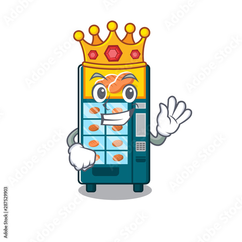 King bakery vending machine in the cartoon