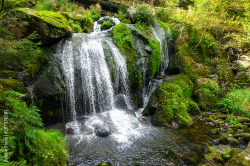 waterfall at Triberg in the black forest area Germany