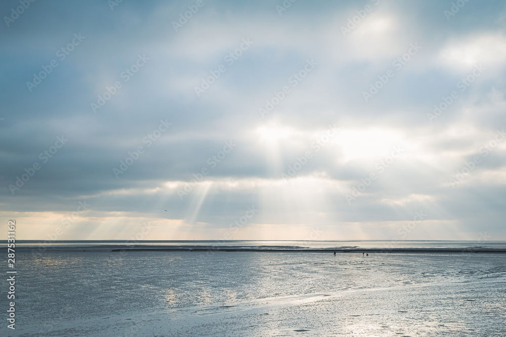 Sunset over the Mud Flats - Büsum - Schleswig-Holstein - Northern Germany