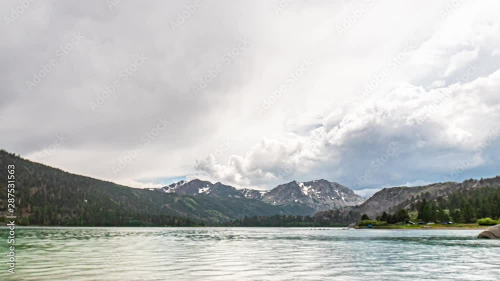 June Lake California cloud time lapse