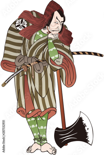 浮世絵　マタギ　その1