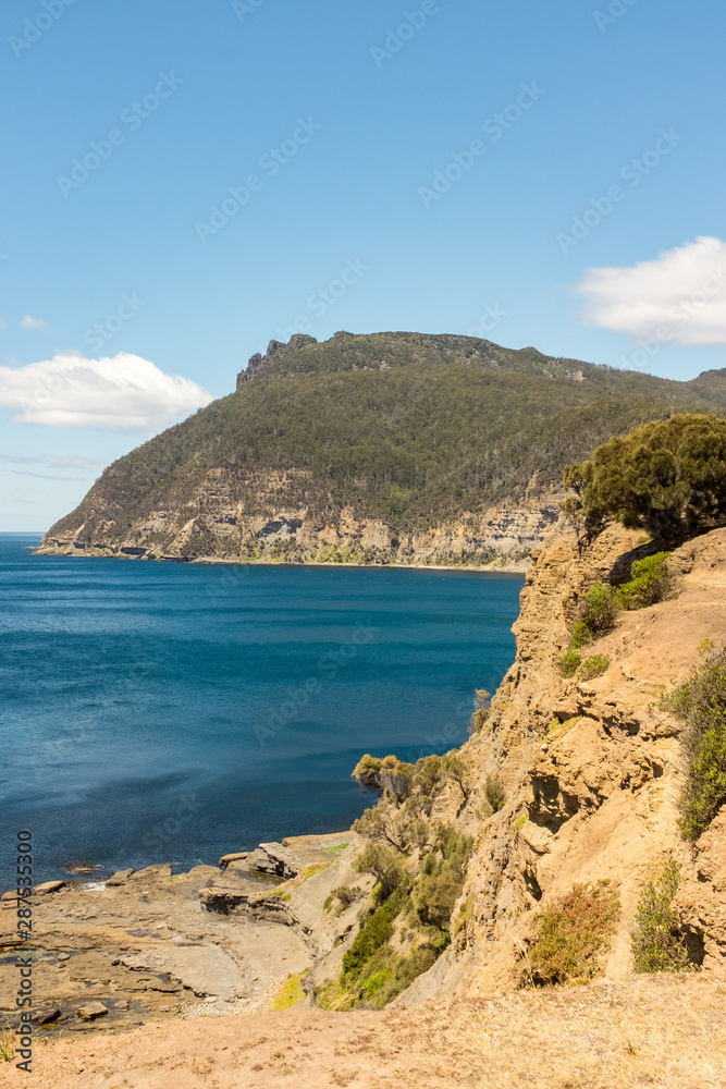 Coastline of Maria Island, Tasmania, Australia
