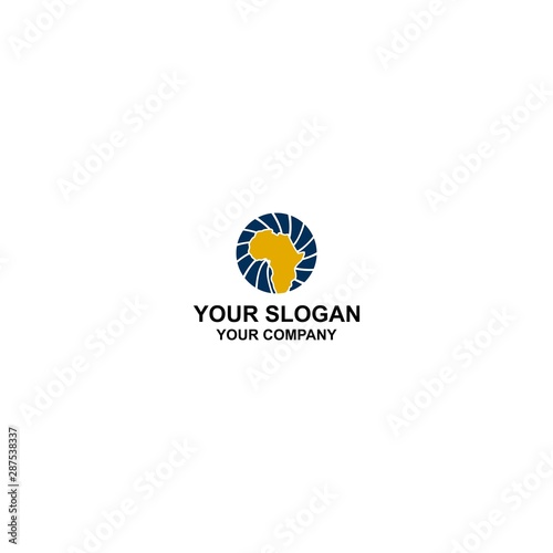 African Power Logo Design Vector
