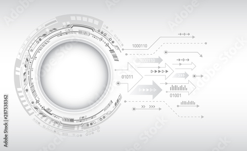 Abstract global technology concept. Digital internet communication on grey background. Connection structure. Hi-tech vector illustration eps 10.