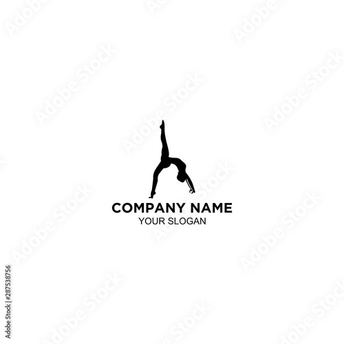 Ýoga Body Fit Pilates Logo Design