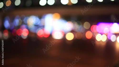 City light blur bokeh