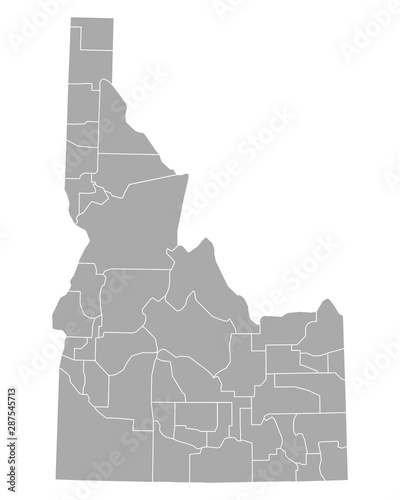 Karte von Idaho