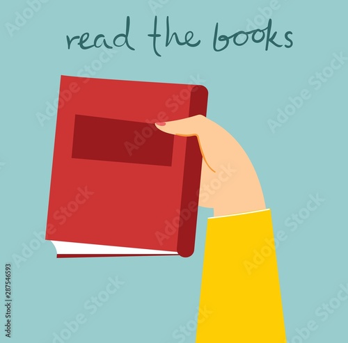 Vector concept illustrations of World Book Day, Reading the books and Book festival in the flat style.