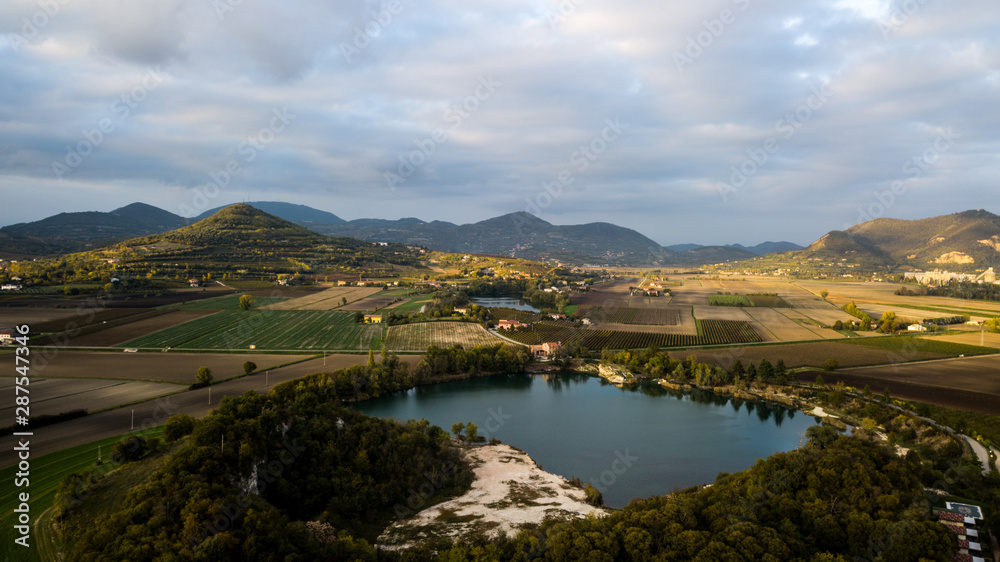 Lago Azzurro, scatto da drone
