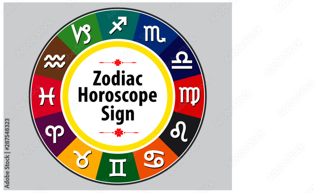 set of zodiac horoscope collection. easy to modify set of zodiac horoscope collection. easy to modify