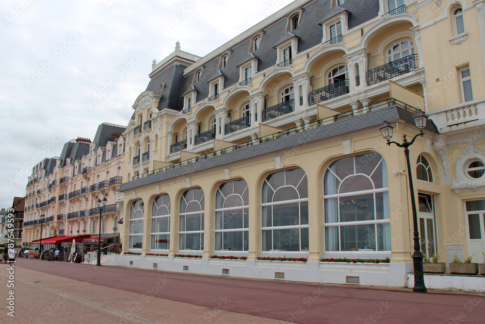 building in cabourg (normandy - france)