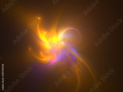 Bright colorful firework spark background