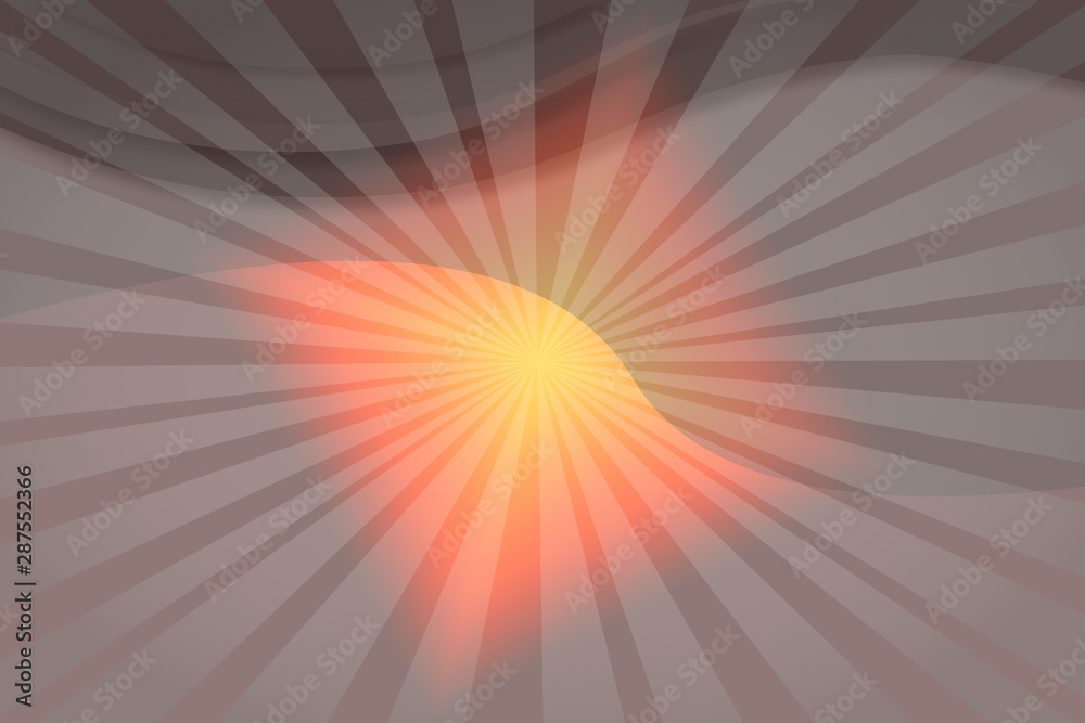 Obraz premium abstract, design, wallpaper, texture, pattern, orange, illustration, graphic, yellow, light, lines, art, blue, backdrop, green, digital, shape, sun, business, gradient, technology, white, geometric
