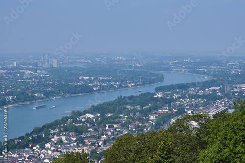 View to city Bonn and river Rhine © Wolfgang Zwanzger