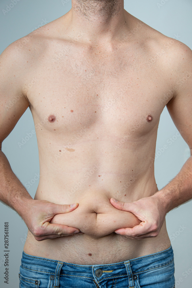 Mann mit Bauch Mann mit Bauch