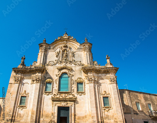 Church of St. Francis of Assisi in Matera, southern Italy
