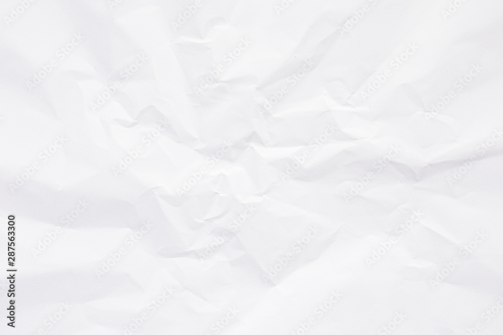 Clean white paper, wrinkled, abstract background. Clean white paper, wrinkled, abstract background.