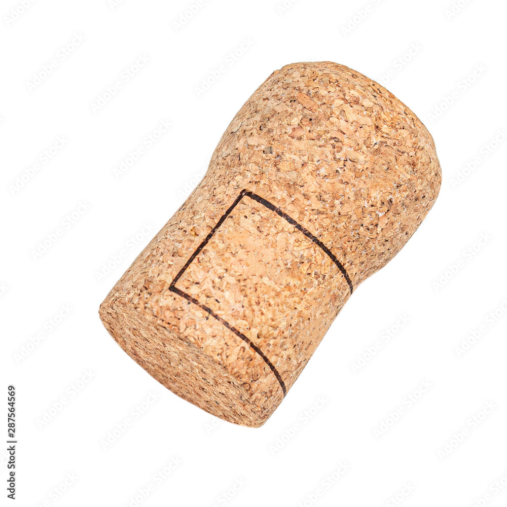 Wine cork Isolated on white background. Macro. Wine concept . Wine cork Isolated on white background. Macro. Wine concept .